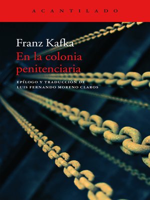 En la colonia penitenciaria - ebook